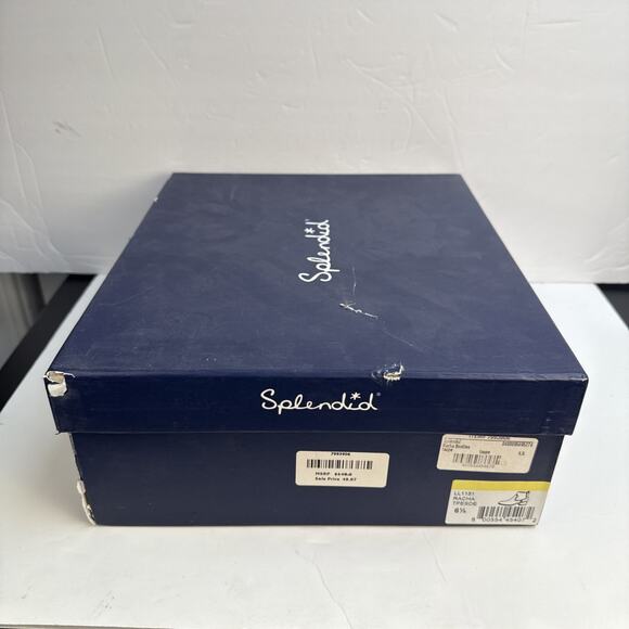 Splendid Women's Size 6.5 M Brown Racha Suede Ankle Boot Block Heel Pull On NIB - Picture 12 of 13